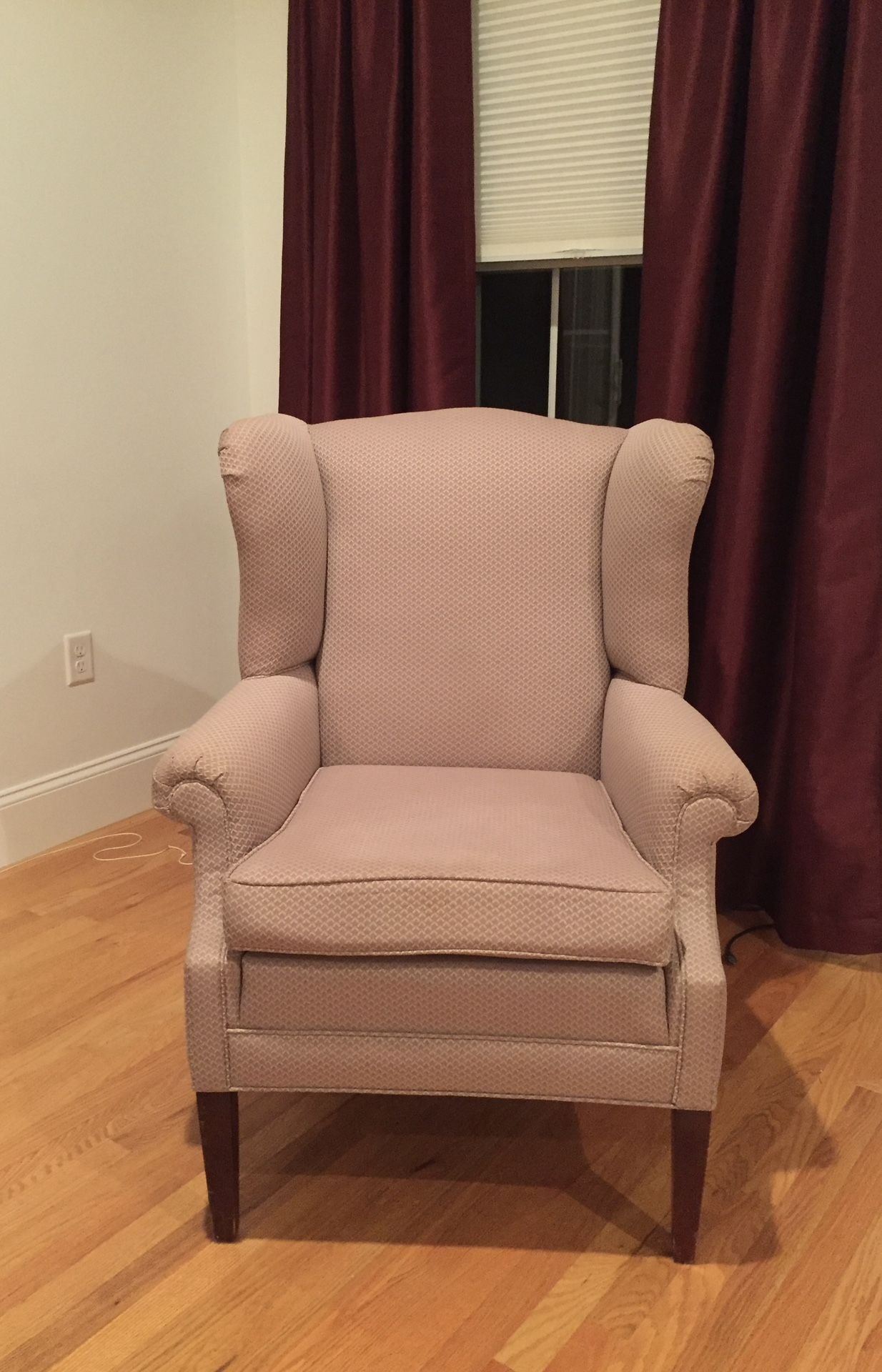 High Quality Well Made Traditional Wingback Fireplace Chair $100.00