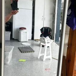 Large Body Mirror And Coat Storage Cabinet 