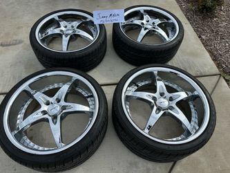 Zenetti  20” tires and wheels