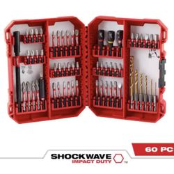 Milwaukee SHOCKWAVE Impact Duty Alloy Steel Screw Driver Bit Set (60-Piece