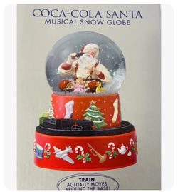 Hallmark Coca Cola Santa Musical Snow globe