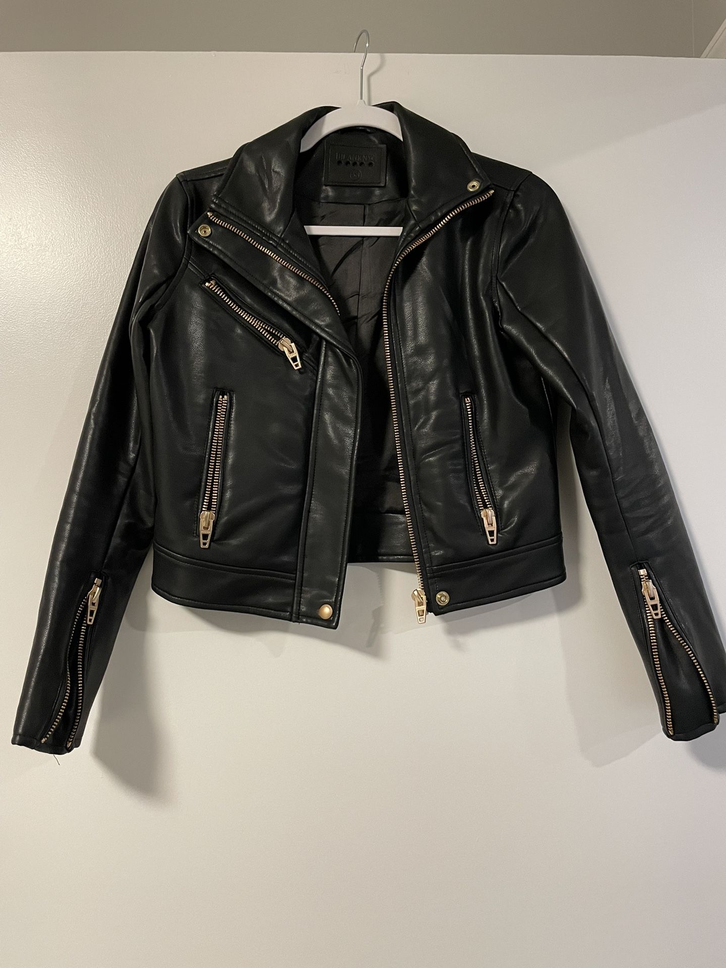 Blank NYC Faux Leather Jacket (Black)