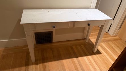 Solid wood desk