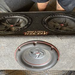 Kicker Comps 12” And A 12” Audio Pipe Competition Sub