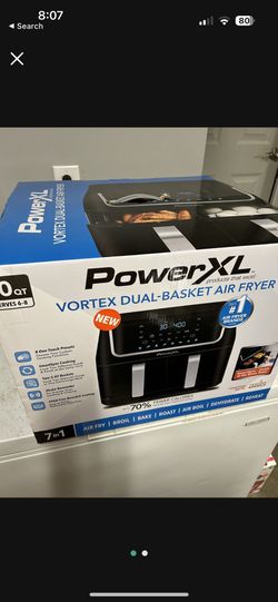 💥POWER XL VORTEX DUEL BASKET AIR FRYER 🔥🔥🔥🔥