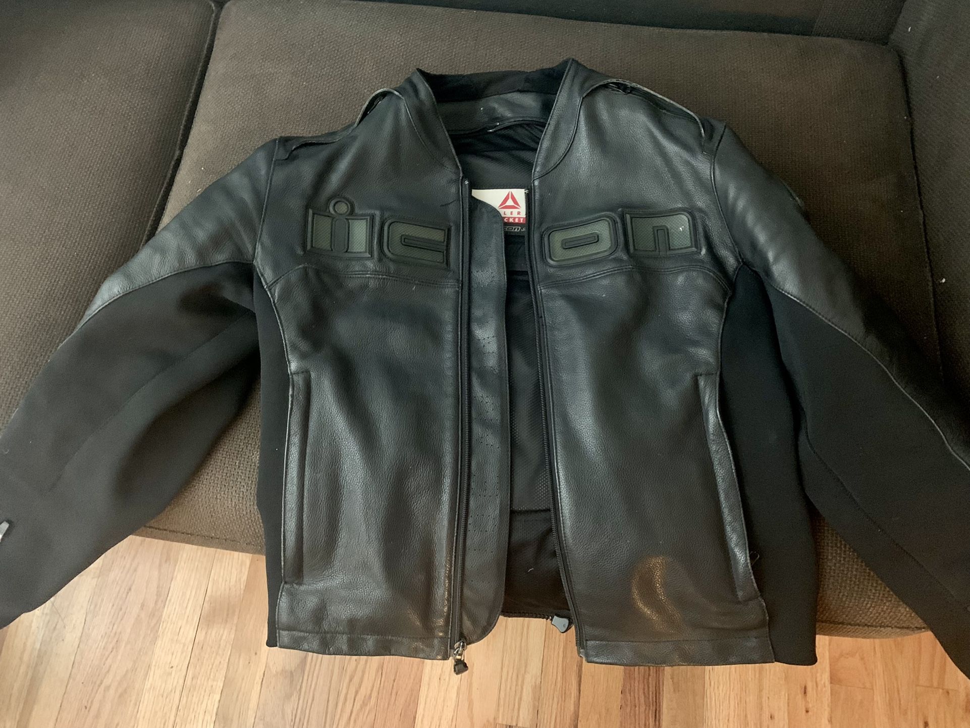 Still Available! Leather Motorcycle Jacket Accelerate ICON