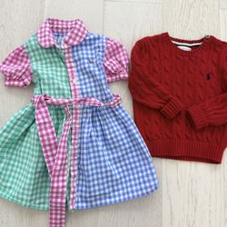Two Ralph Lauren Kids Girl Clothes