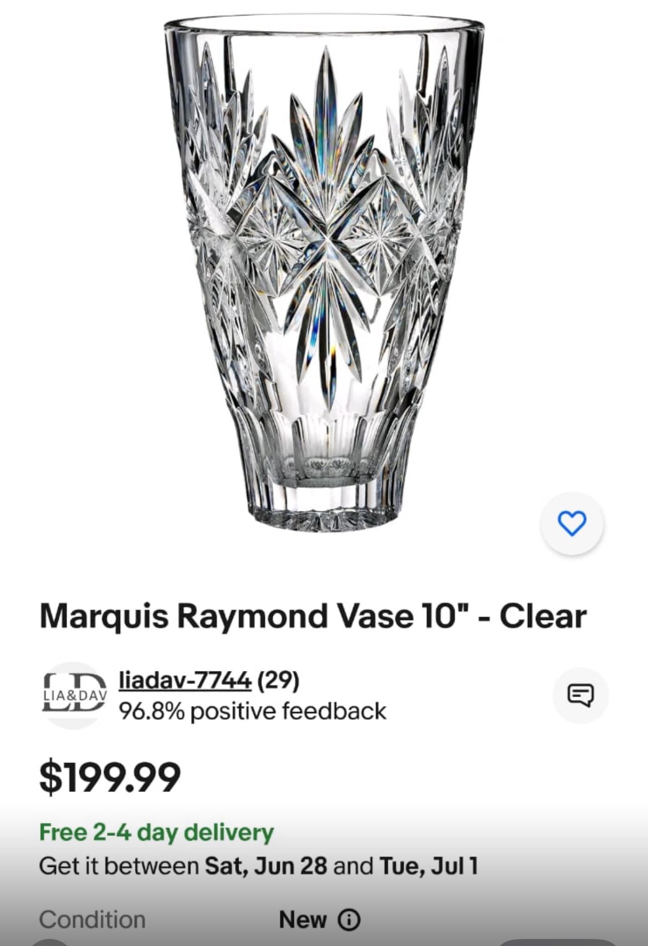 Marquis Raymond Vase
