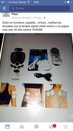 Paralisis facial, dolor en sus articulaciones, musculos inflamados o adoloridos terapia digital 40 dlls nueva hagalo cuando descanse en su casa