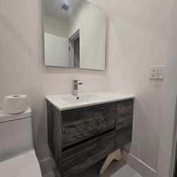 Modern Bathroom Vanity For Sale With Mirror 