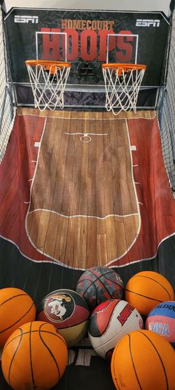 2 person basketball game led espn homecourt hoops