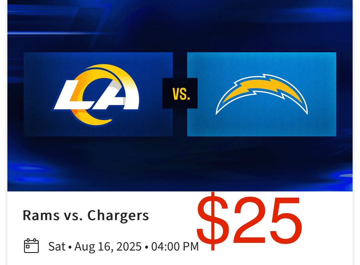 Chargers Vs Rams