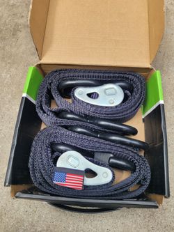 Rhino USA Cambuckle Tie-Down Straps 1.58inx8foot straps break strength of up to 3,328 lbs