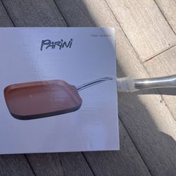Parini 12” Copper Non-Stick Square Griddle New ITEM #INV00422