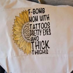 F Bomb Mom Tote Bag 