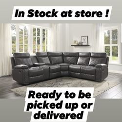 NeW COMFY SECTIONAL RECLINER