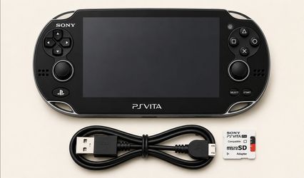 🔥 Sony PS Vita PCH-1000 (OLED) Black | 128GB | New Battery | Excellent Condition | 7-Day Warranty