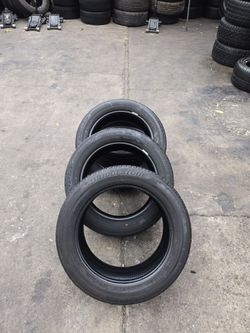 215/55/17 4 tires Bridgestonee