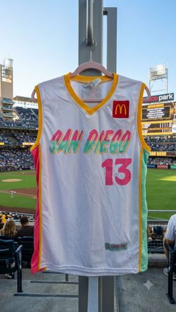 San Diego Padres Manny Machado Basketball Jersey