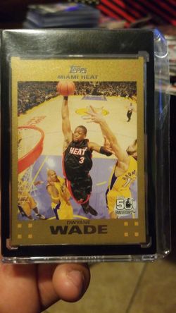 2007 Dwyane Wade Topps 0757/2007 basketball card