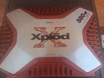 AMPLIFICADOR AMPLIFIER SONY 4 CHANELS GOOD CONDICIÓN ABLO ESPAÑOL