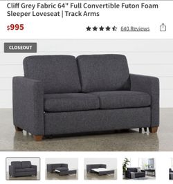 Queen Pullout Futon Foam Sofa Bed