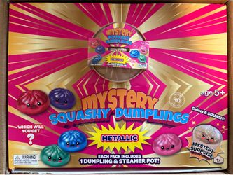 Viral Mystery Squashy Dumplings METALLIC colors