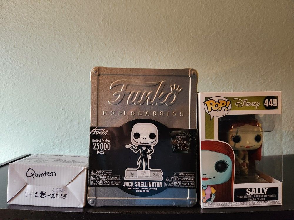 Jack Skellington And Sally Funko Pop