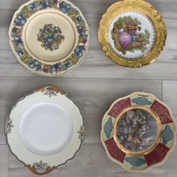4 Vintage Plates