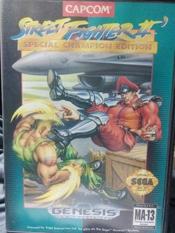 Street fighter ll Sega Genesis game
