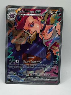 Non TCG Pokemon Jessie’s Gengar ex Fan Art Card