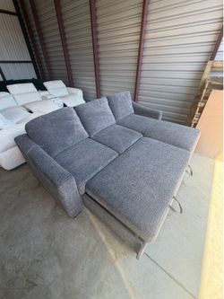 🔥 Coddle Aria Sleeper Sofa with Reversible Chaise & Storage – Gray 🔥