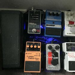 Guitar Pedals, Boss, DOD, TC, Walrus, EHX