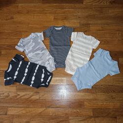 0-3 month Boys Onesies