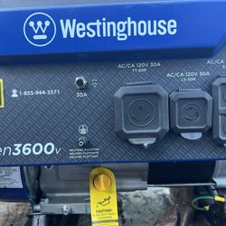Westinghouse 4650/3600 Watt Portable Generator
