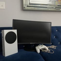 120 Hz MontiorAnd Xbox Series S  1TB SSD 4 Month Used 