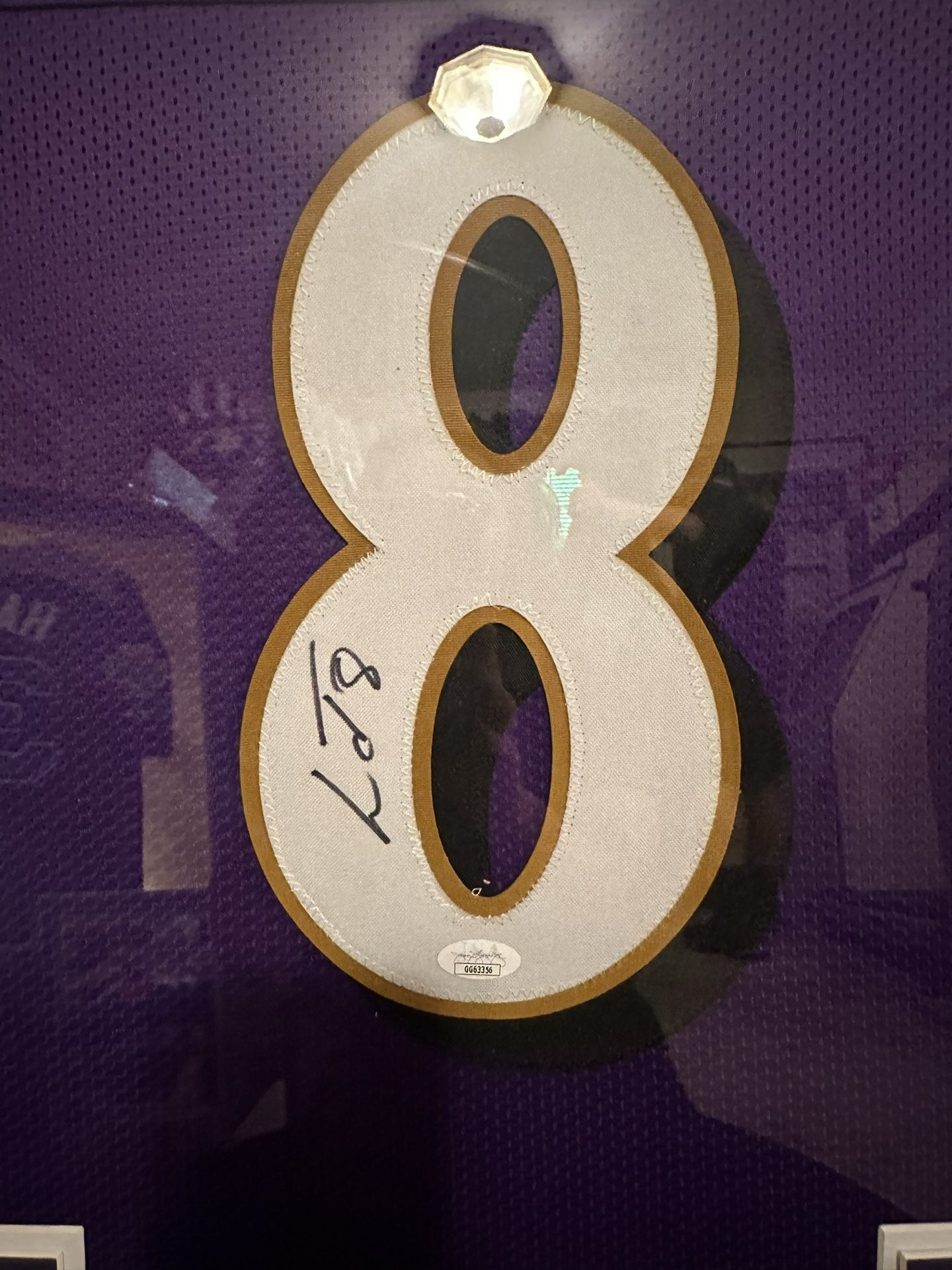Lamar Jackson autographed jersey