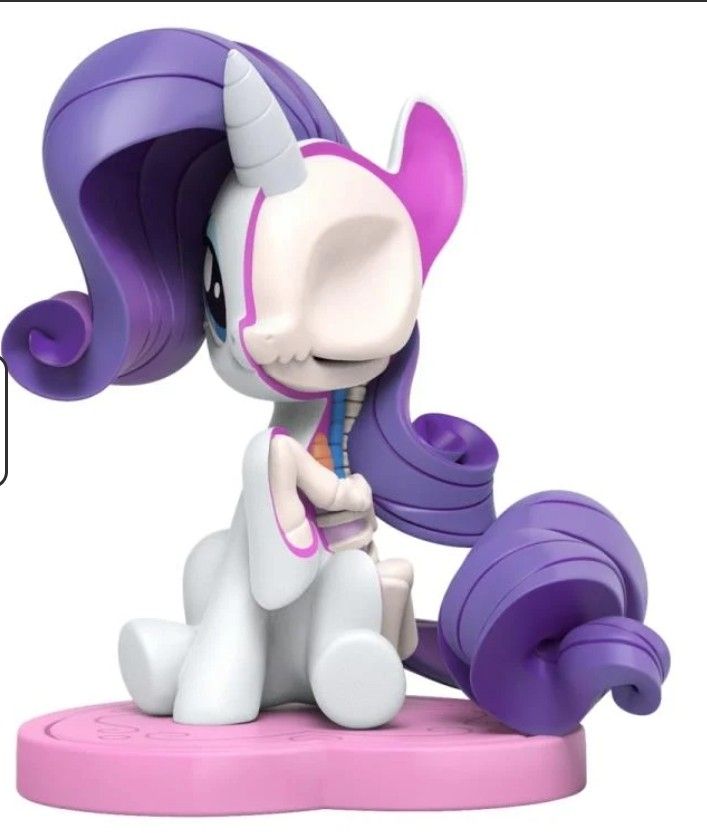 My Little Pony Rarity Blind Box Mighty Jaxx Collectible Dissectible Figure