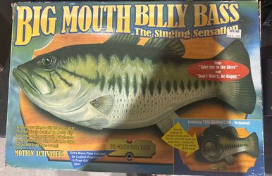 Vintage Big Mouth Billy Bass Singing Fish w/ Original Box