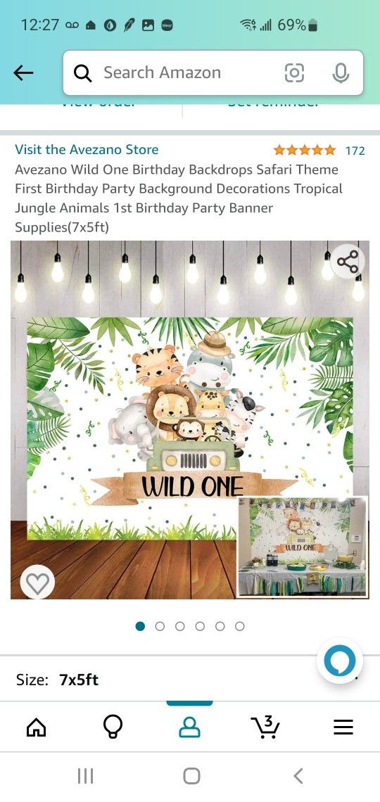 Wild One Jungle Theme Birthday Party Supplies