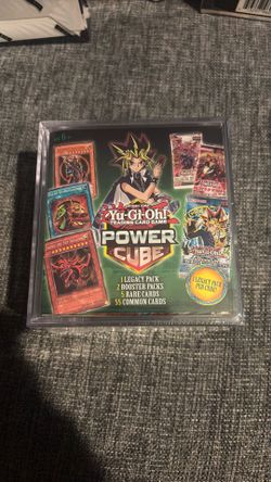 Yugioh Power Mystery Cube 1 Legacy 2 Booster Packs 40 Cards New Factory Sealed