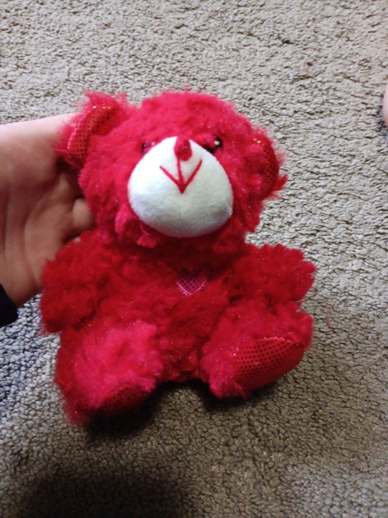 Red Stuffed Bear