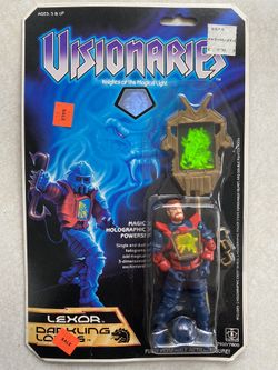 Vintage Rare Visionaries Lexor Darkling Lord Sealed NIB Hasbro 1987