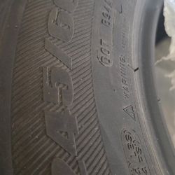 2 Michelin Tires, Used, P245/60 R18