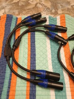 Xlr adapters.