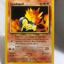 Pokemon Cyndaquil Neo Genesis Card #56