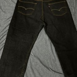 Levis 501s denim black.  W40/L32