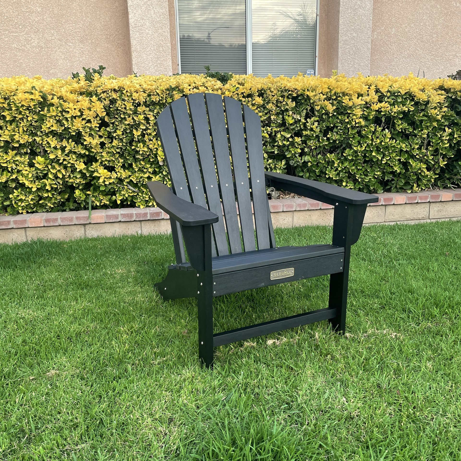 New And Assembled All Weather Adirondack Chair