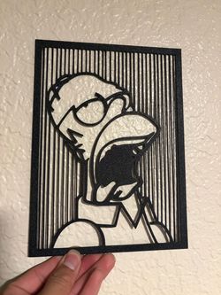 Homer Simpson wall art