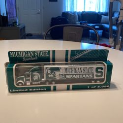 Michigan State Spartans  Die Cast Semi/trailer